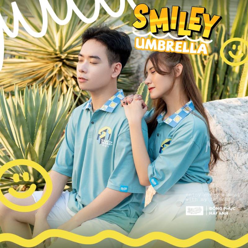Áo lớp Smiley Umbrella