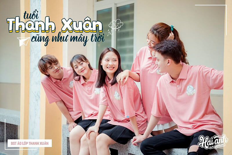 BST áo lớp Thanh Xuân tại Hải Anh Group